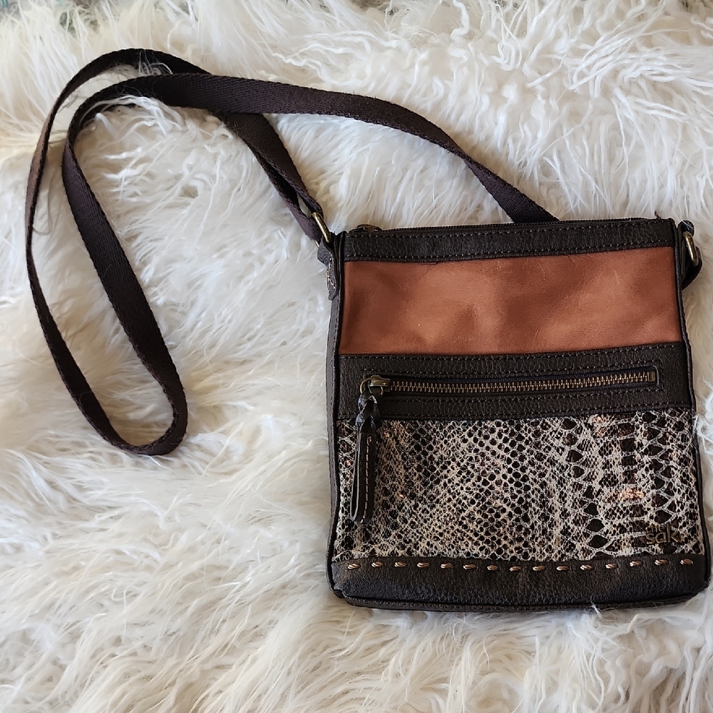 The Sak Brown and Tan Crossbody Bag P2
